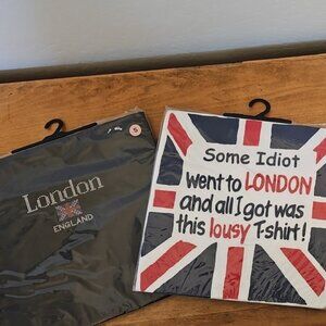 BRAND NEW!  London Graphic T-Shirt Set
